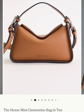 Mini Clementine Shoulder Bag in Tan